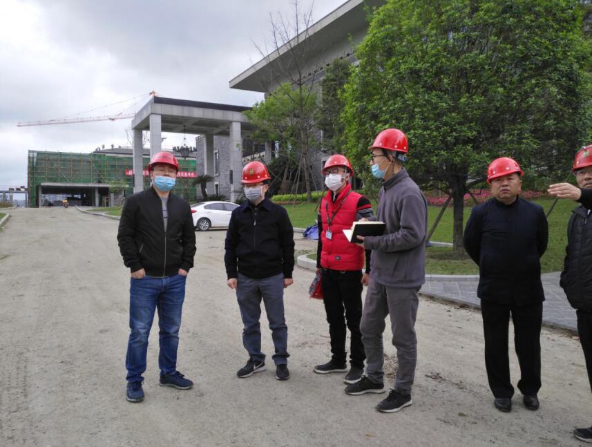 集團領導赴金牛賓館檢查復工工作