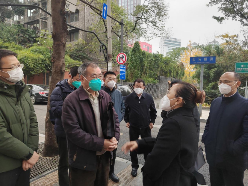 國家衛健委領導赴“悅倫康養居”督導疫情防控工作