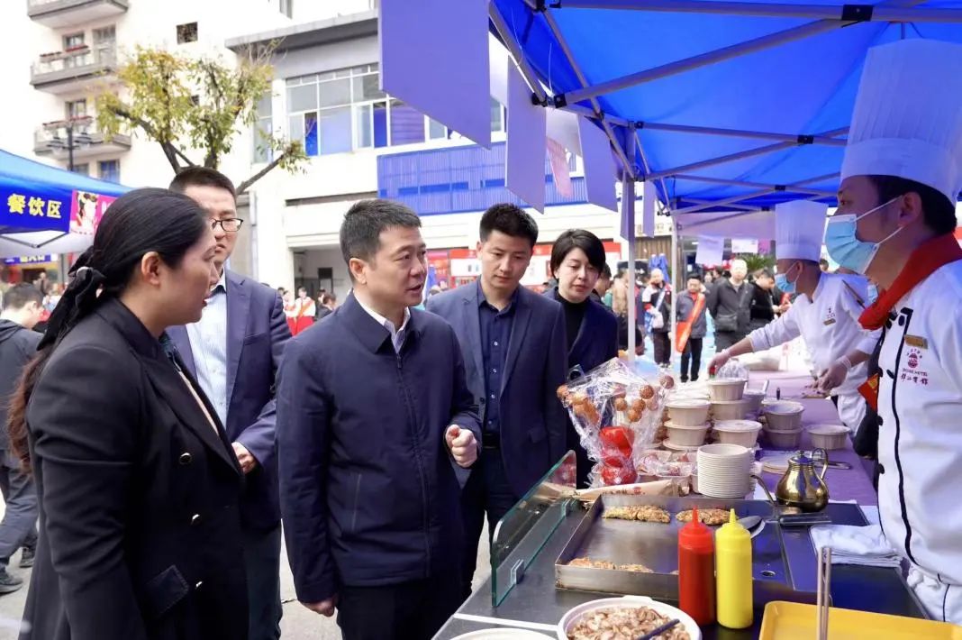 省尊龍凱時集團檢查督導2024錦江賓館春季酒類商務洽談會現場工作