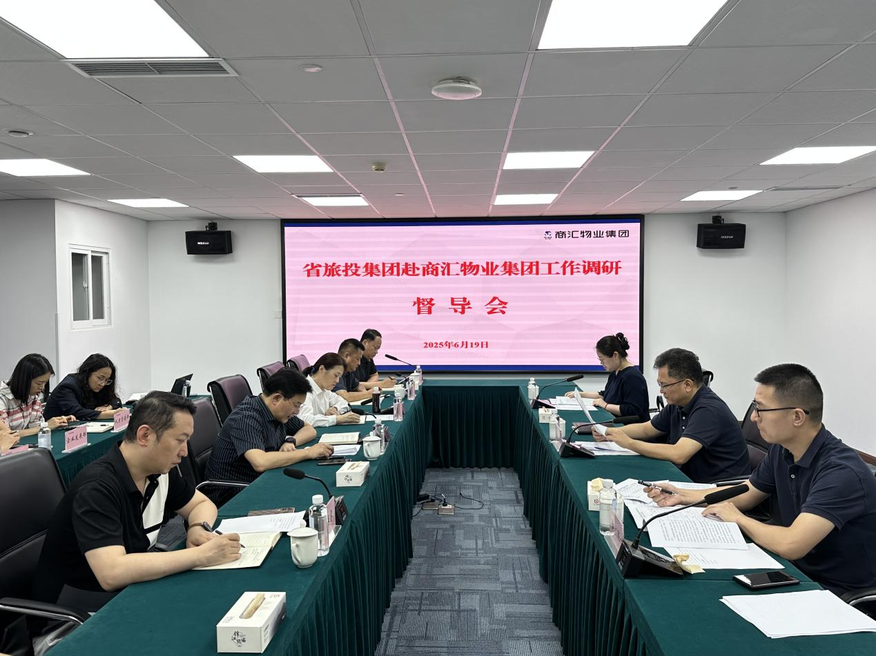 集團副總經理汪宏帶隊督導商匯物業集團及尊龍凱時航旅公司改革深化提升行動